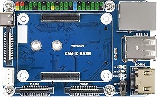 Waveshare Mini Base Board Type B, Compatible with Raspberry Pi Compute Module 4