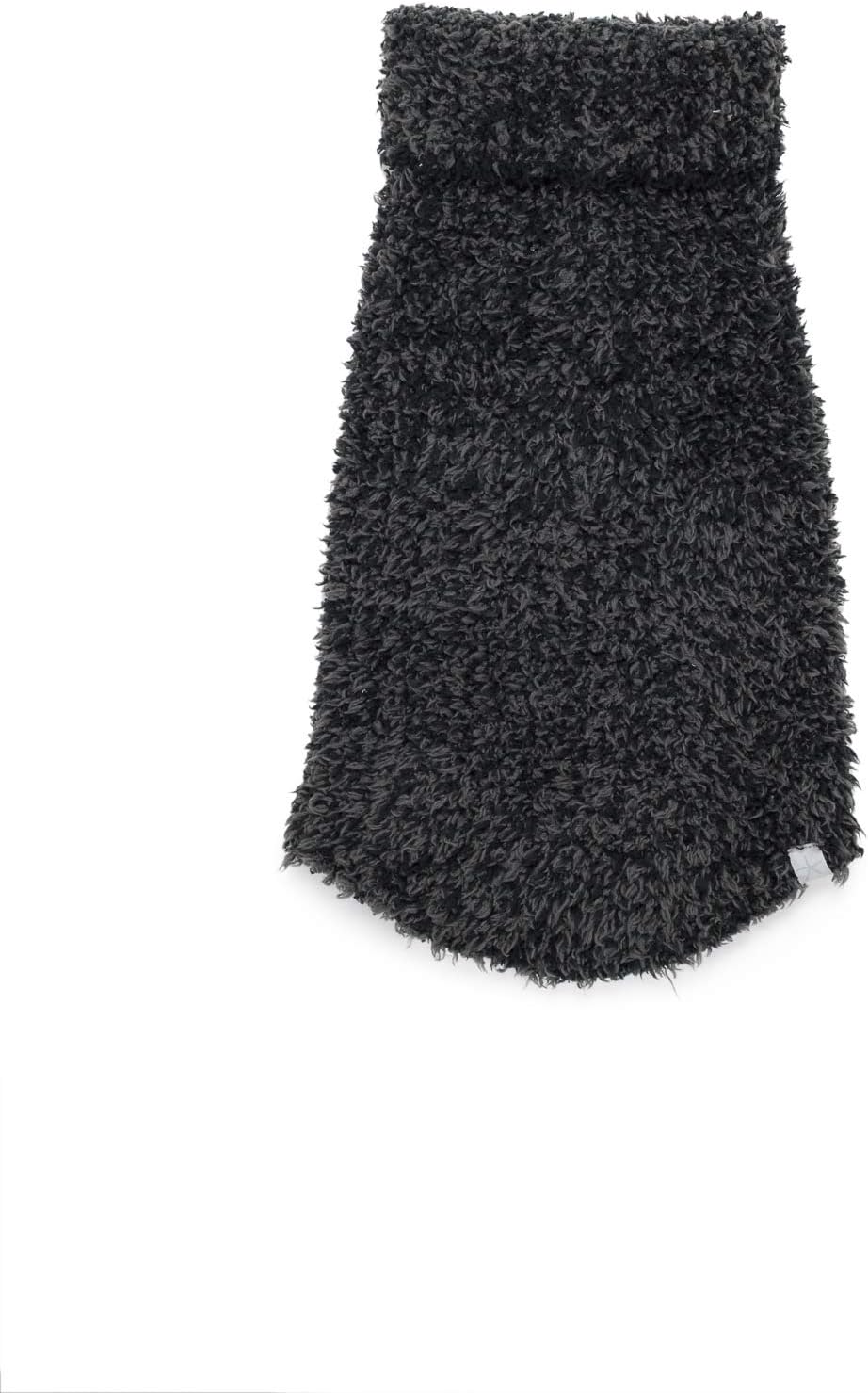 Barefoot Dreams CozyChic Ribbed Pet Sweater, Dog Clothes- Carbon-Black