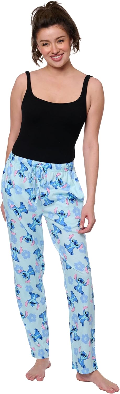Disney Womens Lounge Pants Pajama Bottoms All Over Print Cotton - Image 6