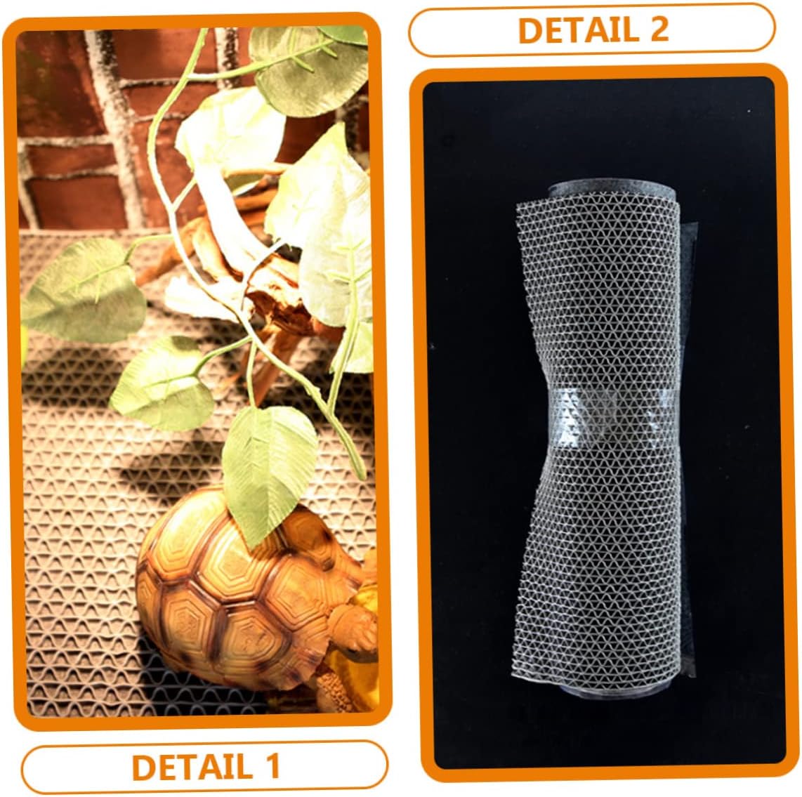 HANABASS Reptile Accessories Tortoise Cage Mat Gecko Tank Liner Washable Reptile Carpet Pad