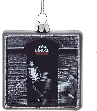 3.5-Inch John Lennon Glass Album Ornament