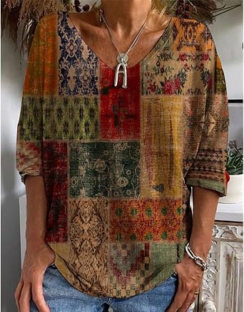 Polyester Printed Tee Regular Fit Spring Summer Wear