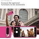 YATWIN Silicone Back Case for Google Pixel 9/9 Pro, Soft-Touch Phone Back Cover for Google Pixel 9/9 Pro - Magenta gallery image