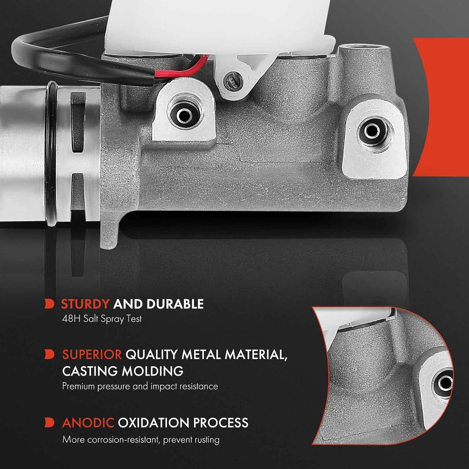 A-Premium Brake Master Cylinder with Reservoir and Cap Compatible with Chevy and Suzuki Vehicles - Tracker 1999-2004, Vitara 1999-2004