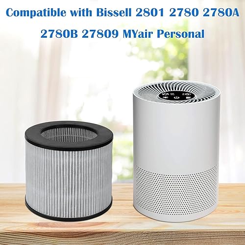 Miniatura 6 de KEYJINIU Paquete de 2 2801 compatibles con Bissell 2801, 2780, 2780A, 2780B, 2780P, 27809 (paquete de 4)