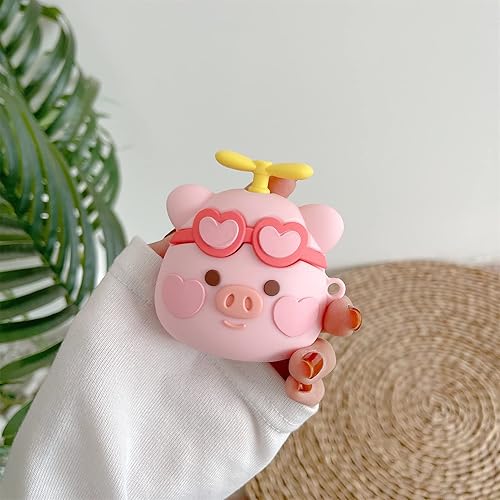 Miniatura 3 de Yatchen Funda para Airpods 3, linda funda protectora de silicona suave Kawaii con llavero a prueba de golpes, funda de carga para AirPods Pro para