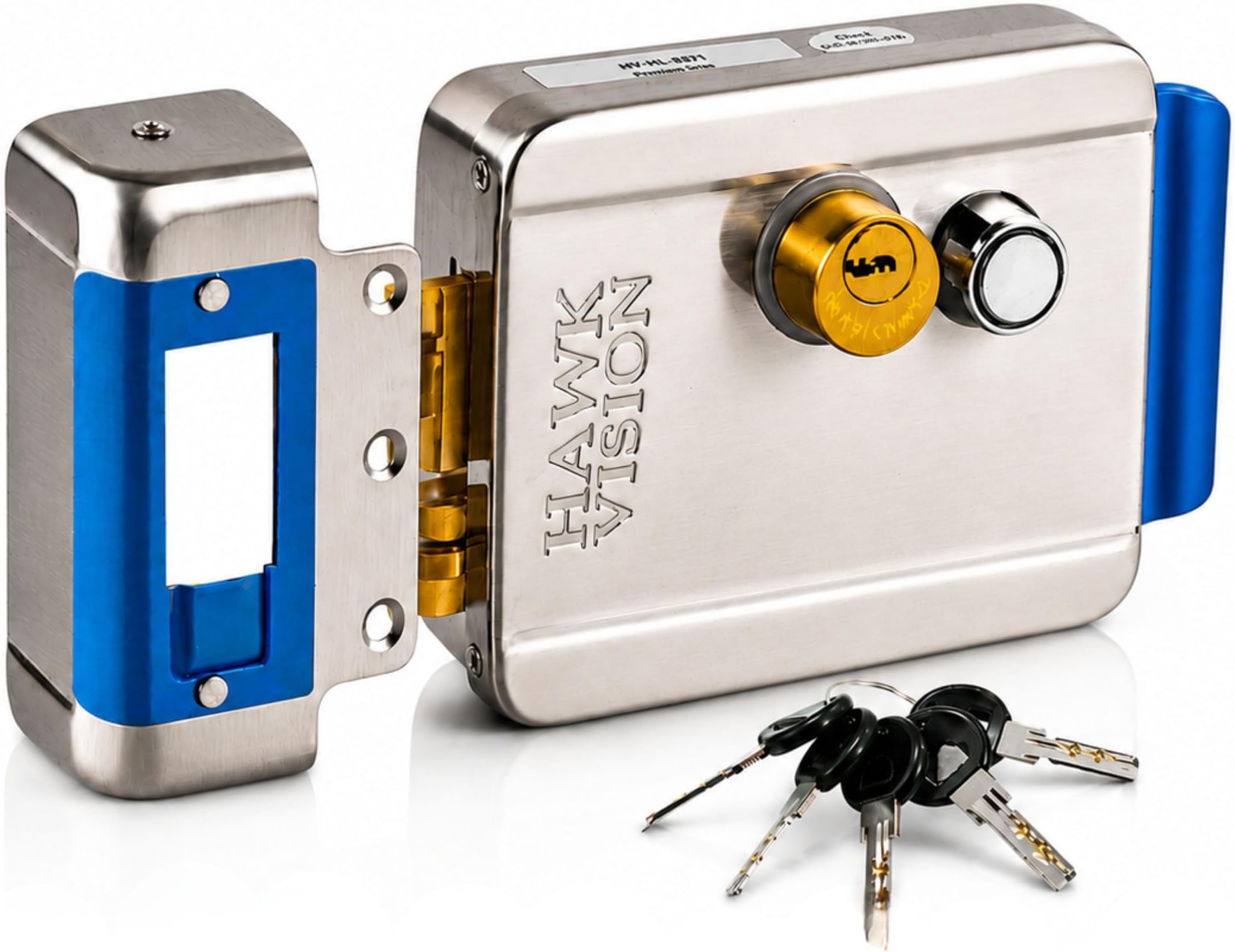 Stainless Steel Polished Security with Comfort Electronic Lock (Silver)