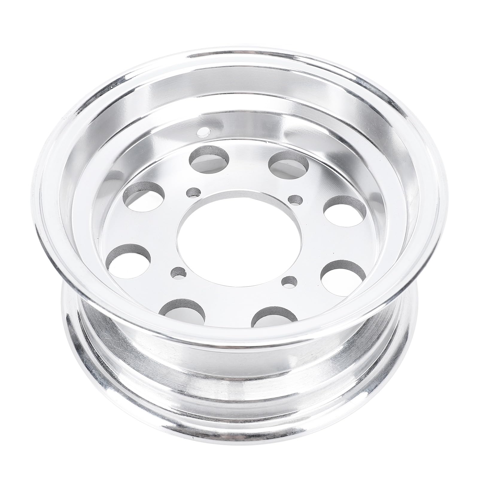 Llanta de Rueda Trasera de Aleación de Aluminio de 8 Pulgadas, Rueda con Revestimiento Resistente Al óxido de Diseño Hueco para Monkey Z50 Z50R Z50J, Accesorio de Llanta Pulida Fina