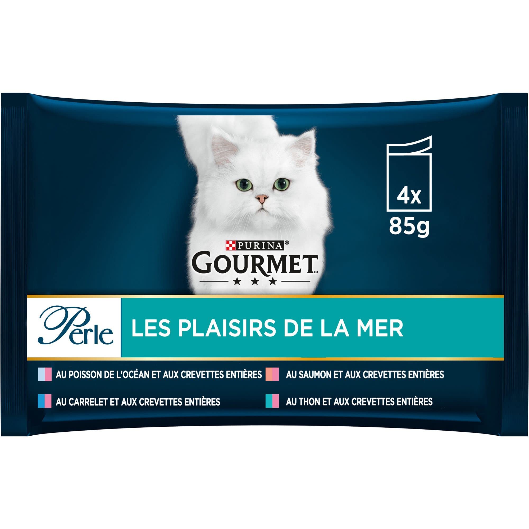 Purina Gourmet Les Plaisirs de la Meer, 12 Stück (4 x 85 g)