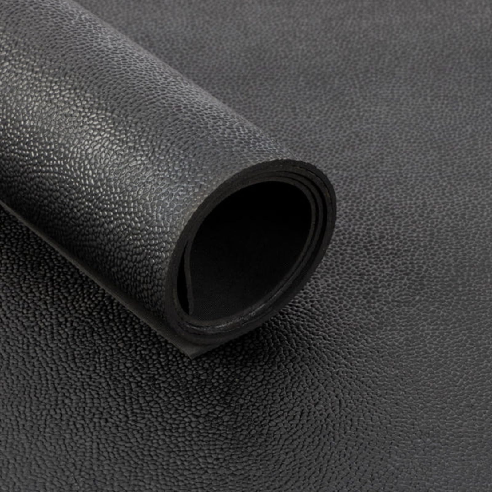 Floordirekt Gummimatte Meterware - Gummiläufer in vielen Strukturen - Antirutschmatte - Bodenbelag (Orange-Peel GW3006, 100x700 cm)