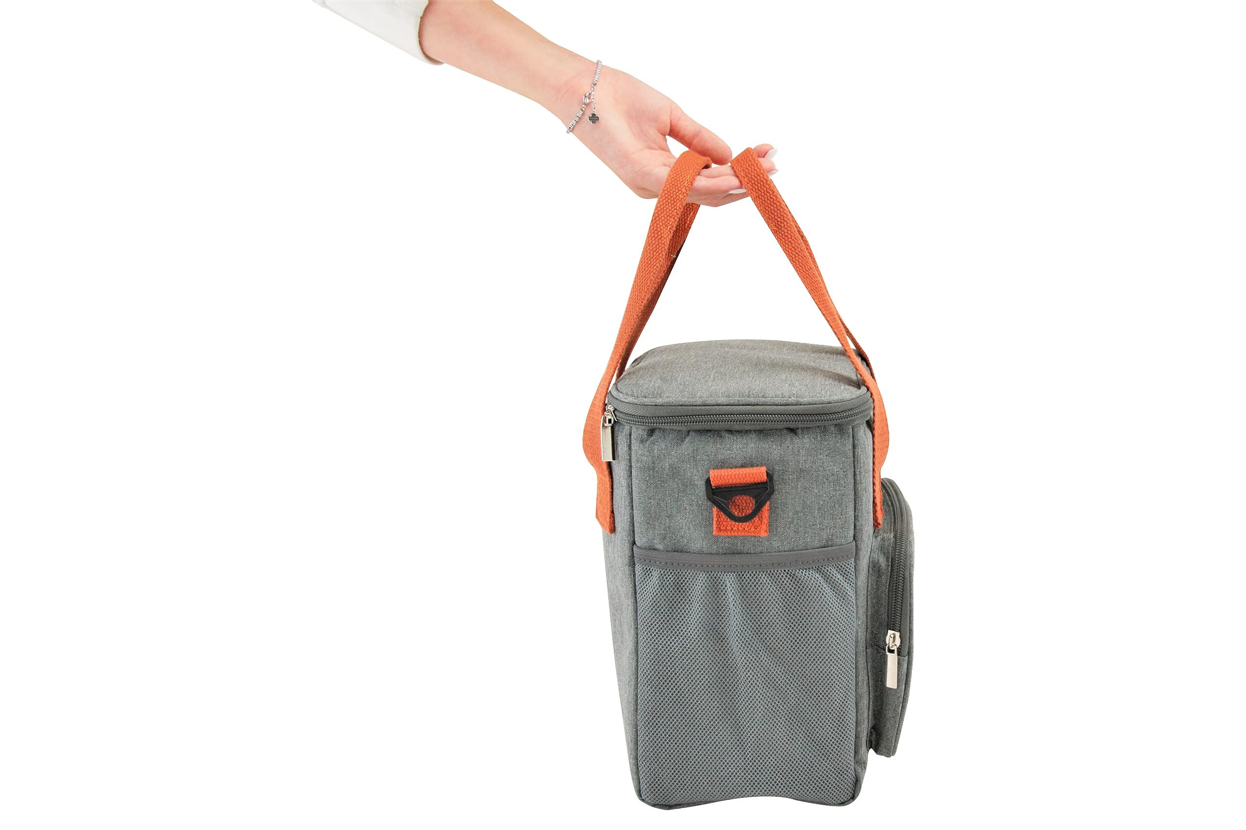 apollo THE HOUSEWARES BRAND Cooler Bag 7L, Insulated Picnic Bag Large Soft Bag for Outdoor Camping, BBQ, Travel - Image 2