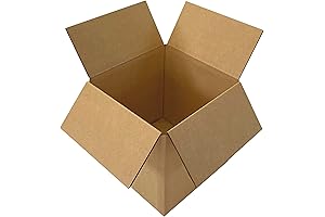 Compact Shipping Boxes: 25 Pack of 6x6x6" Corrugated Mailers
