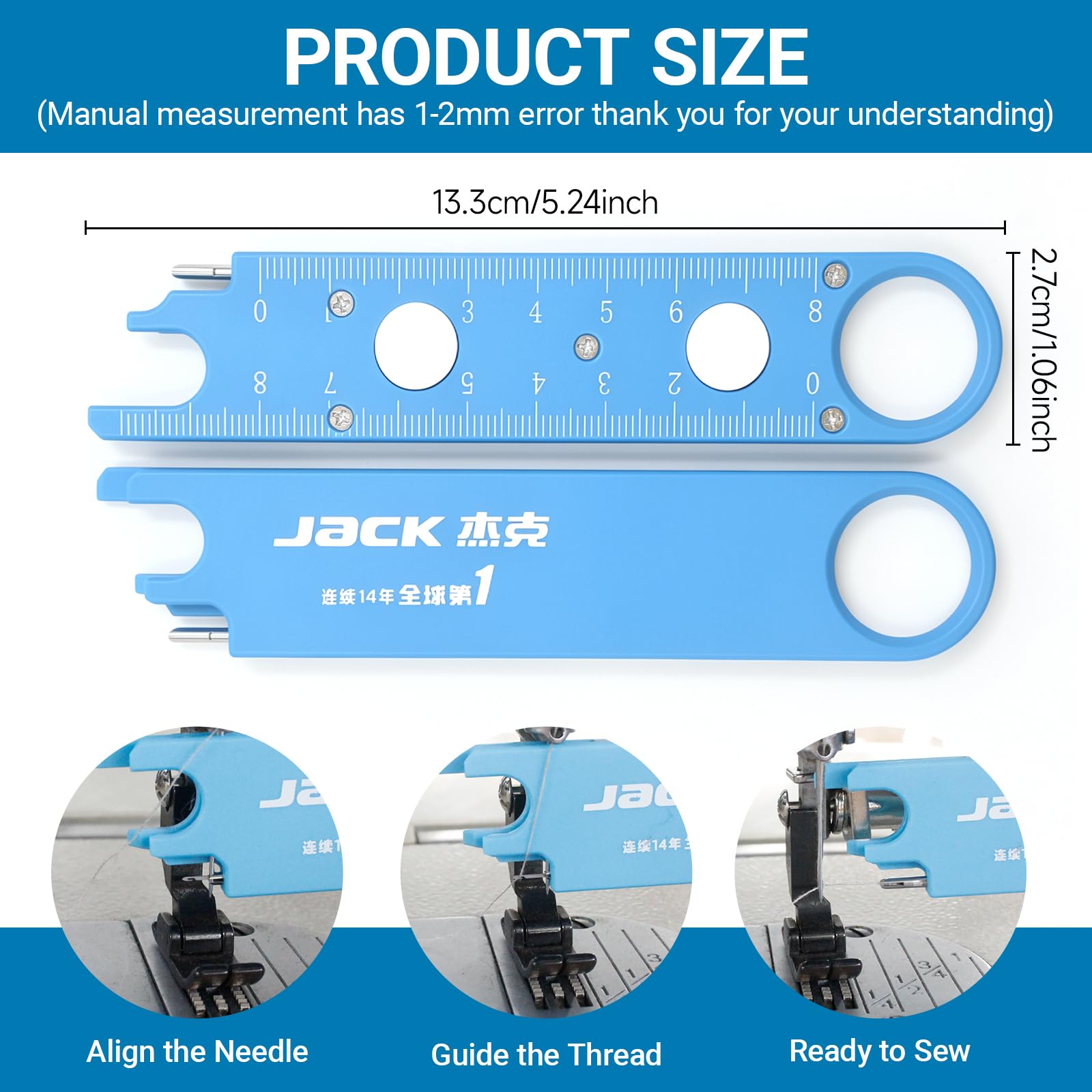 Jack Quick Needle Threader - Easy Sewing! -3