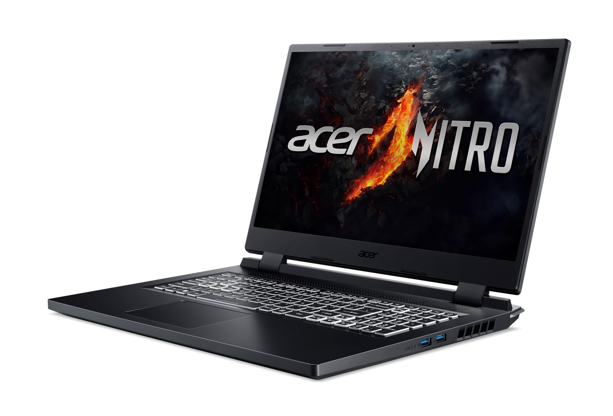 Acer Nitro 5 (AN517-55-96S6) Gaming Laptop | 17,3" FHD 144Hz Display | Intel Core i9-12900H | 16 GB RAM | 1 TB SSD | NVIDIA GeForce RTX 4060 | Windows 11 | QWERTZ Tastatur | schwarz