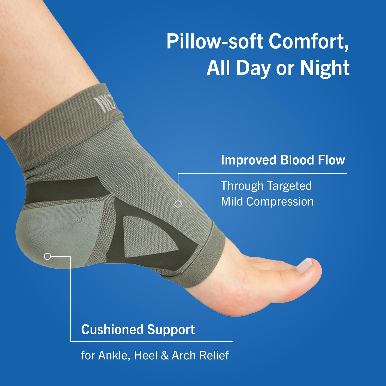 Brownmed Nice - Funda elástica para fascitis plantar 53100 , S/M, 1