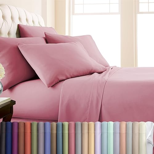 Miniatura 21 de Southshore Fine Living, Inc. Colección premium, juego de sábanas de 6 piezas tamaño Queen con bolsillo profundo y sábana bajera de bolsillo profundo