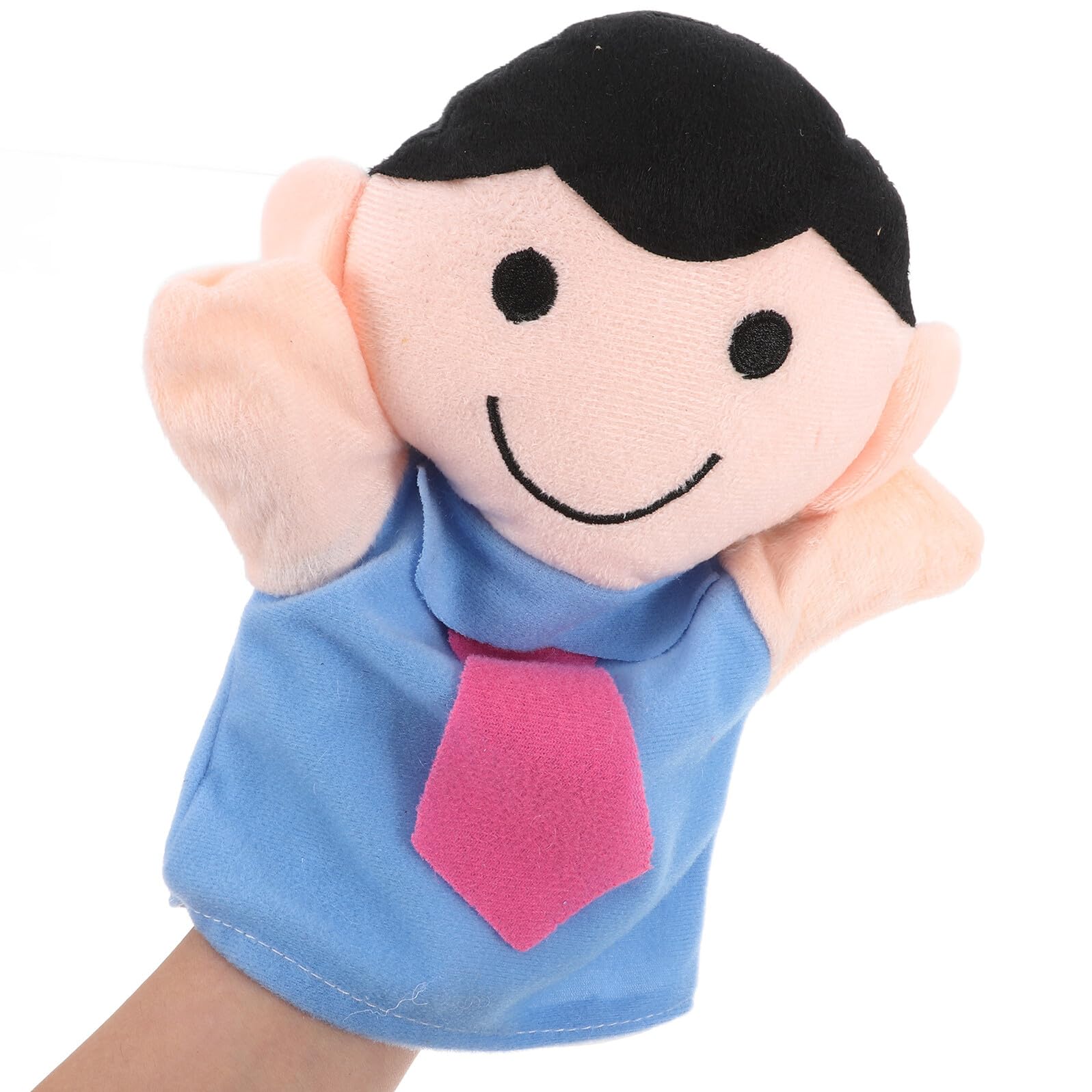 Marionetas de Mano Familiares de Peluche 6 Piezas para Pequeños de 1 a 4 Años, Conjunto de Marionetas de Mano para Adultos, Juguetes para Teatro, Juegos de rol y Narración