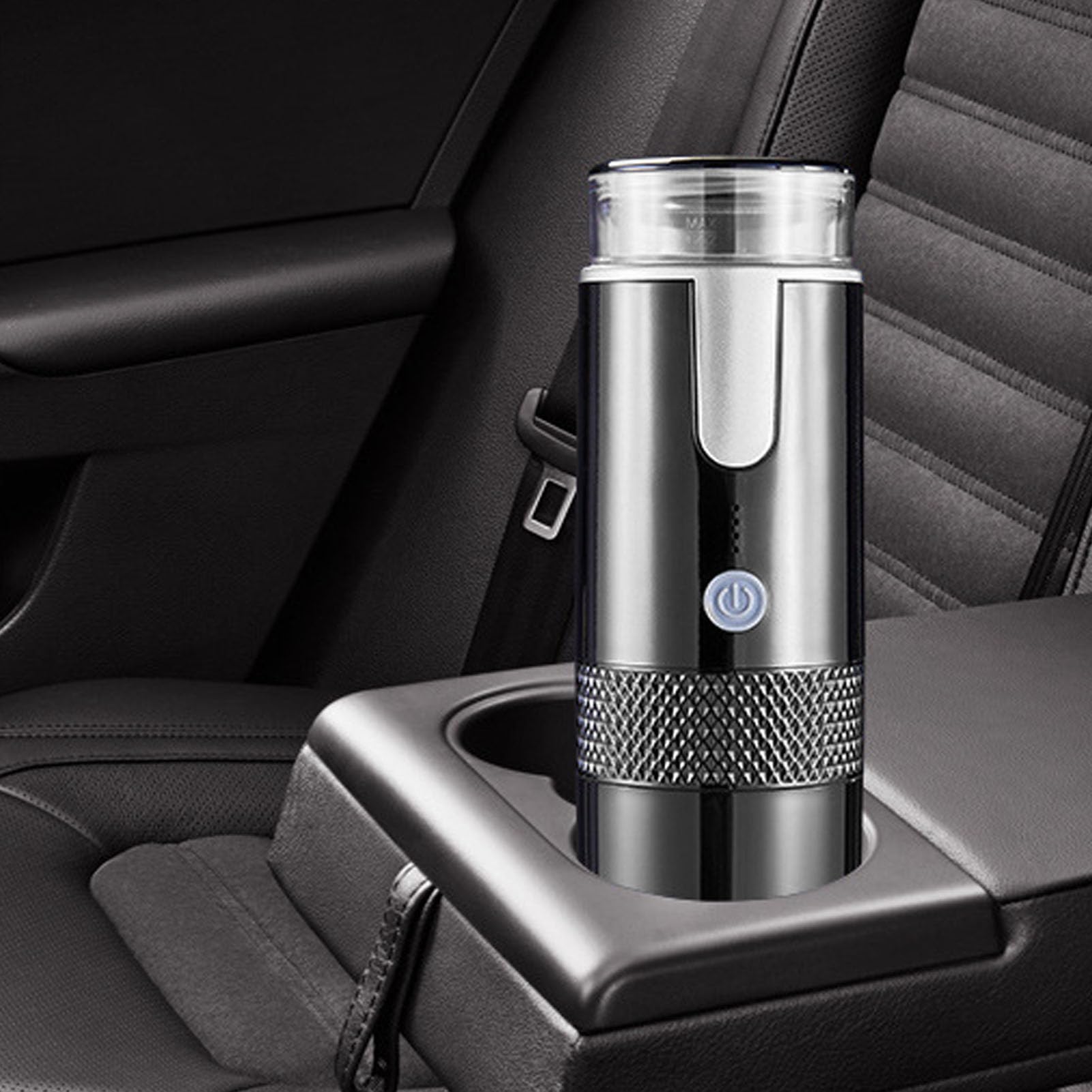 Cafetera portátil mini, inalámbrica, recargable tipo C, con batería de 1200 mAh, ideal para viajes y camping. Compatible con cápsulas K-Cup y café americano.
