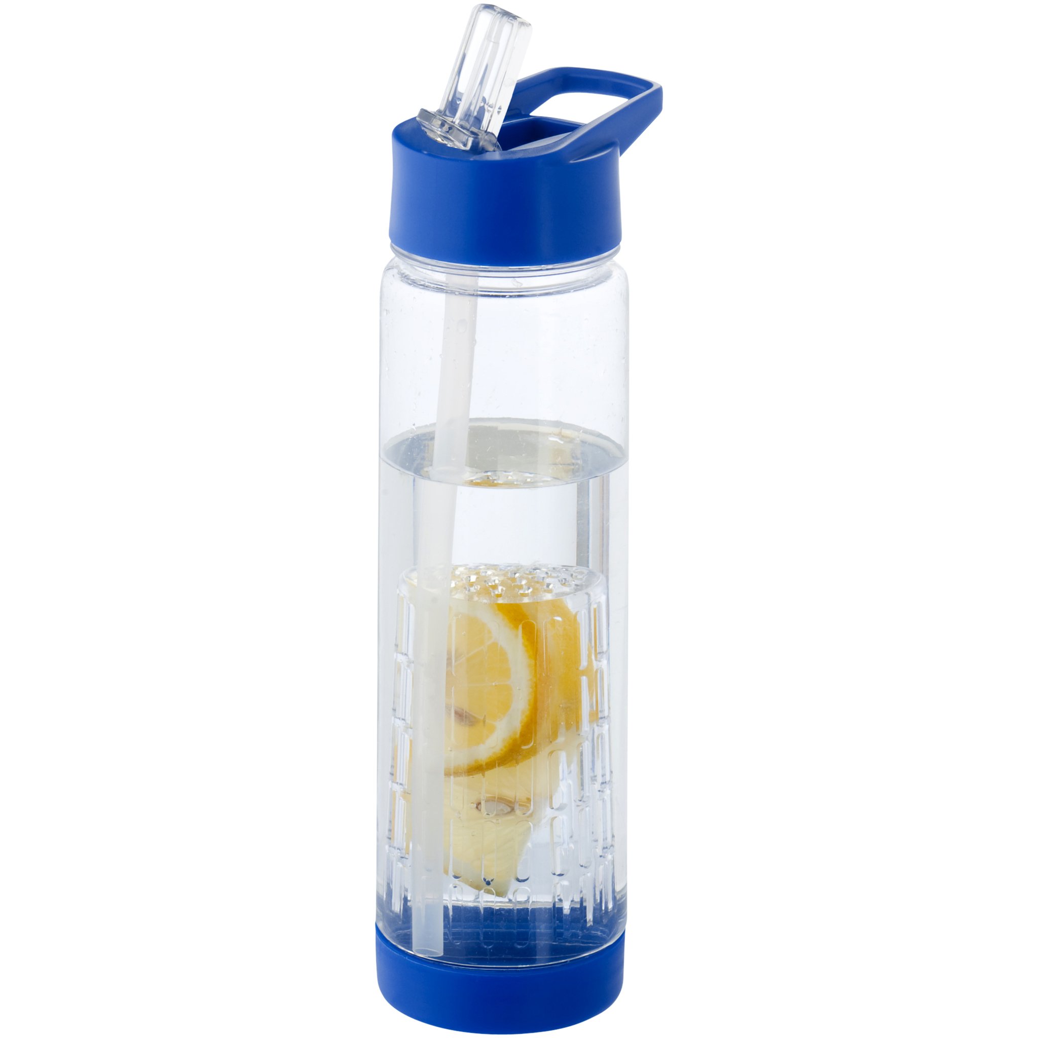 Bullet Transparent/Blue Tutti Frutti Bottle With Infuser (25.9 X 7.1 Cm) () Size 25.9