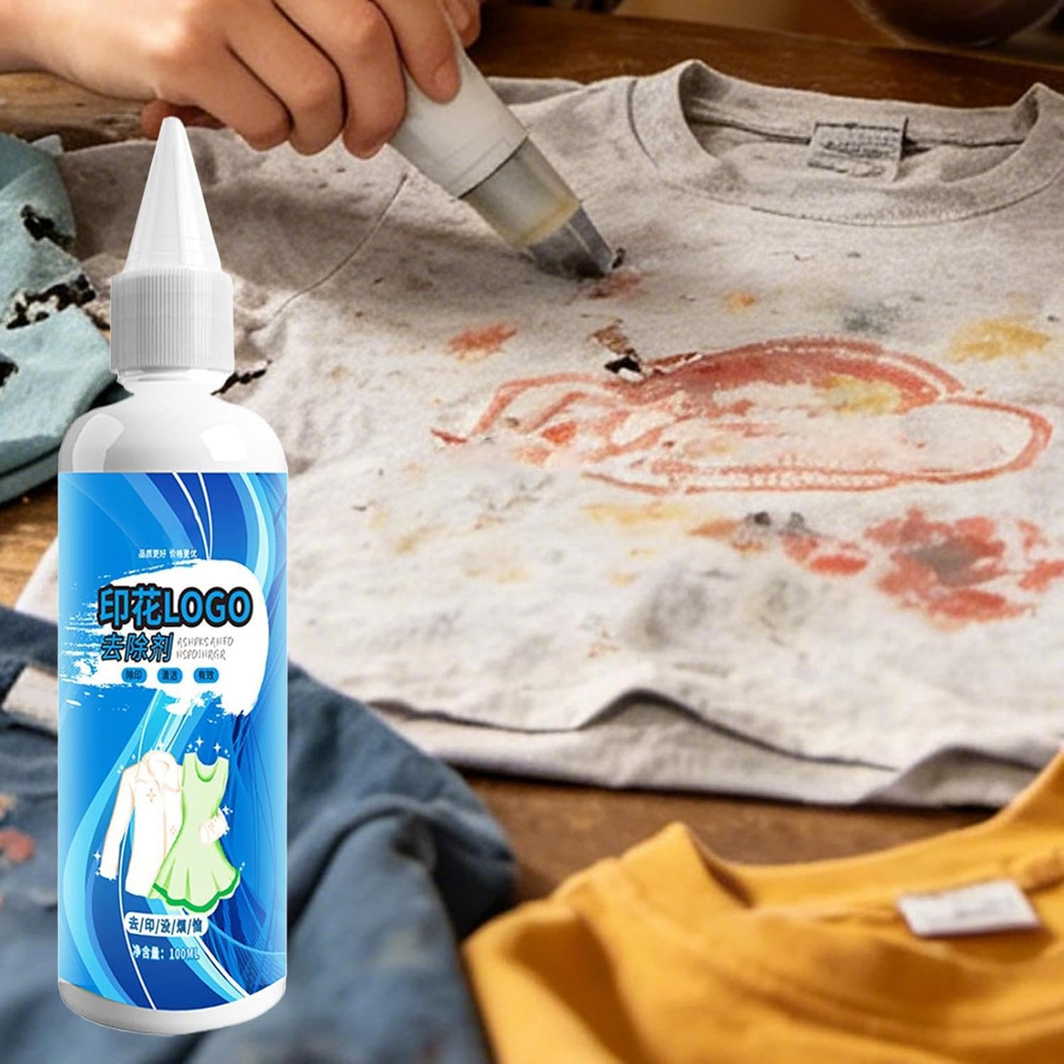 Clothing Logo Remover | Gentle Rapid Powerful,Clothes Logo Adhesive Remover - for Adults Lovers Families Friends Women Men Mom