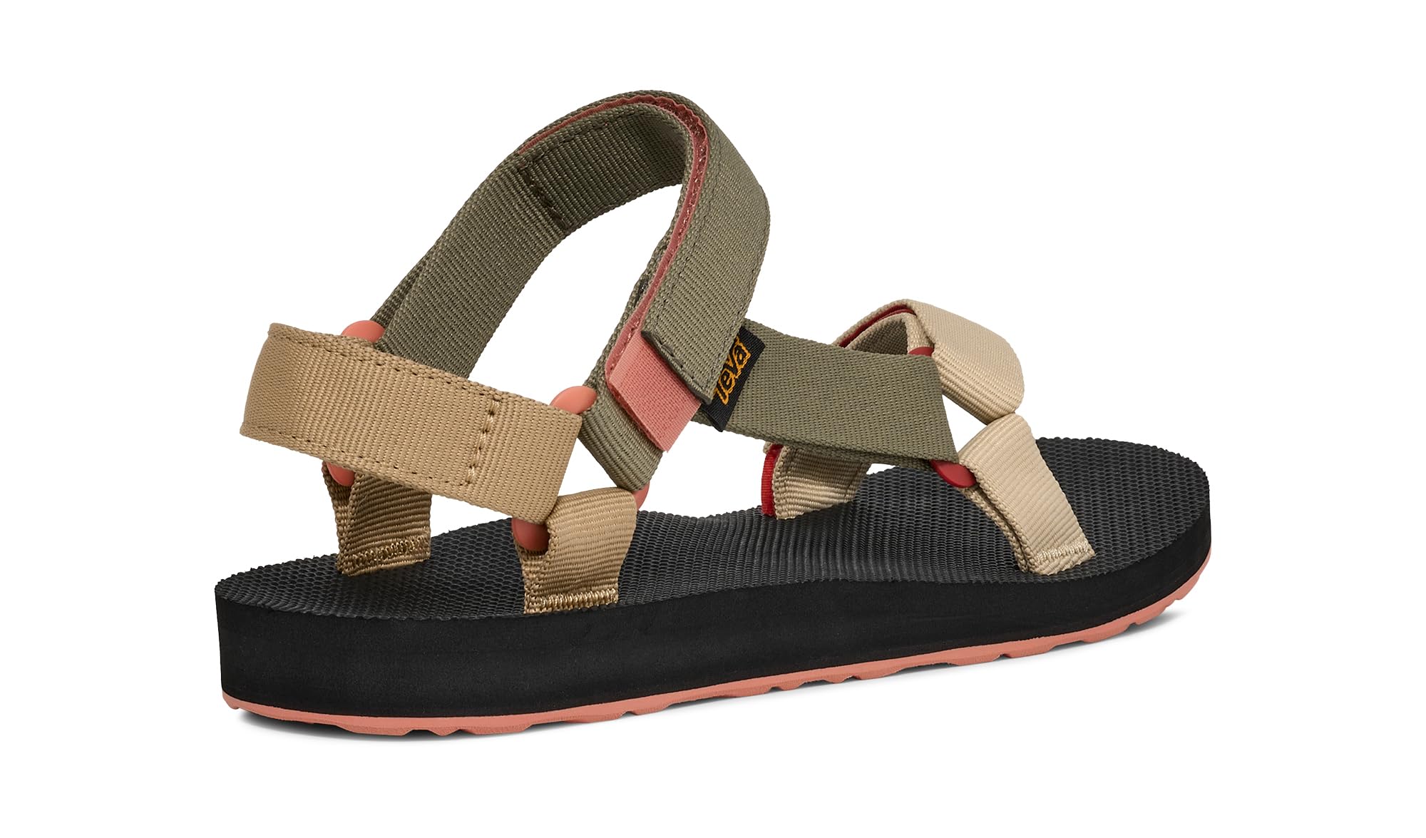 Teva Sandalia universal original para mujer, verde oliva quemado multicolor, 36