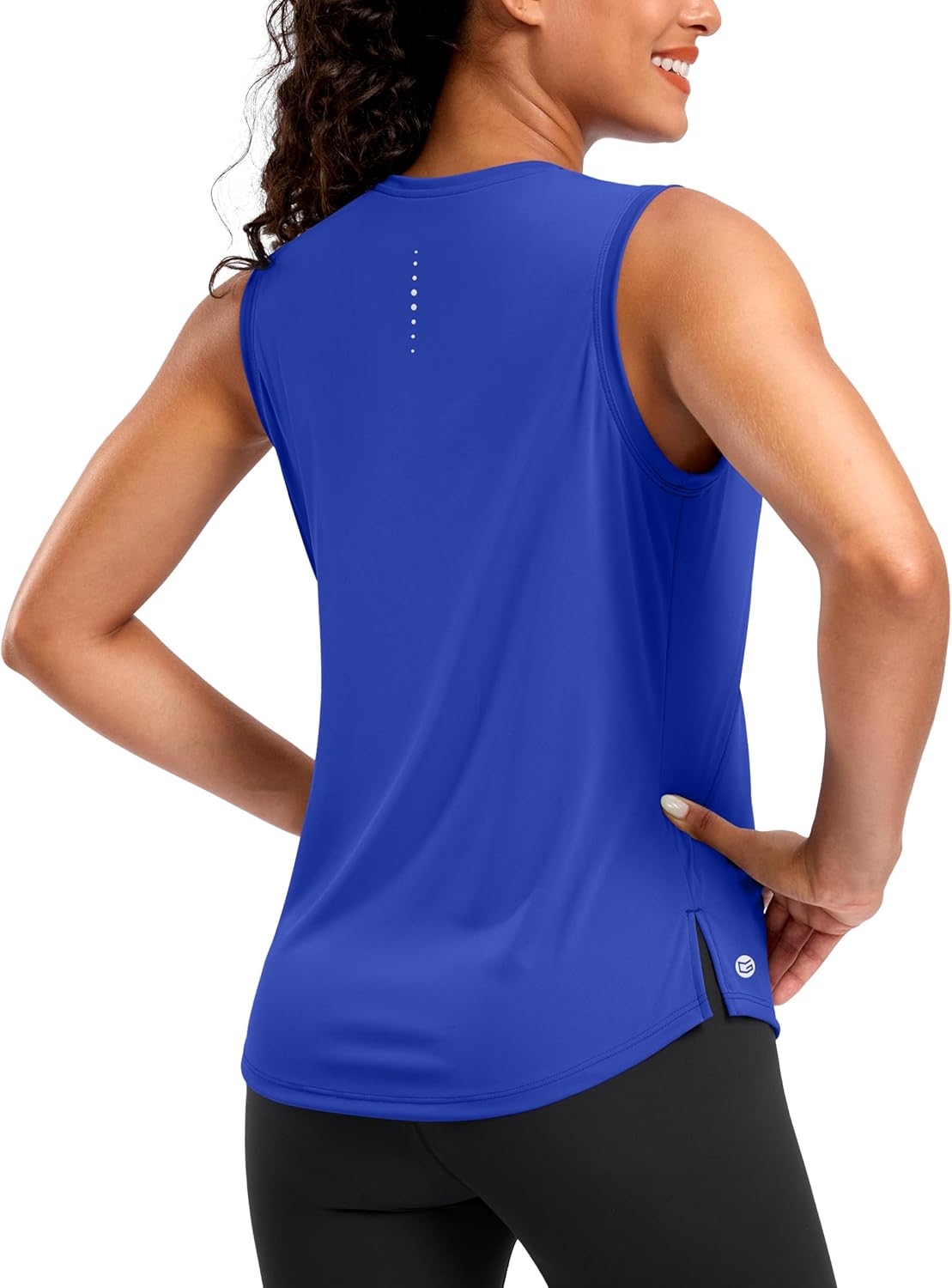 G Gradual Women's Sleeveless Workout Tops Lightweight High Neck Tennis Yoga Shirts Running Athletic Tank Tops for Women