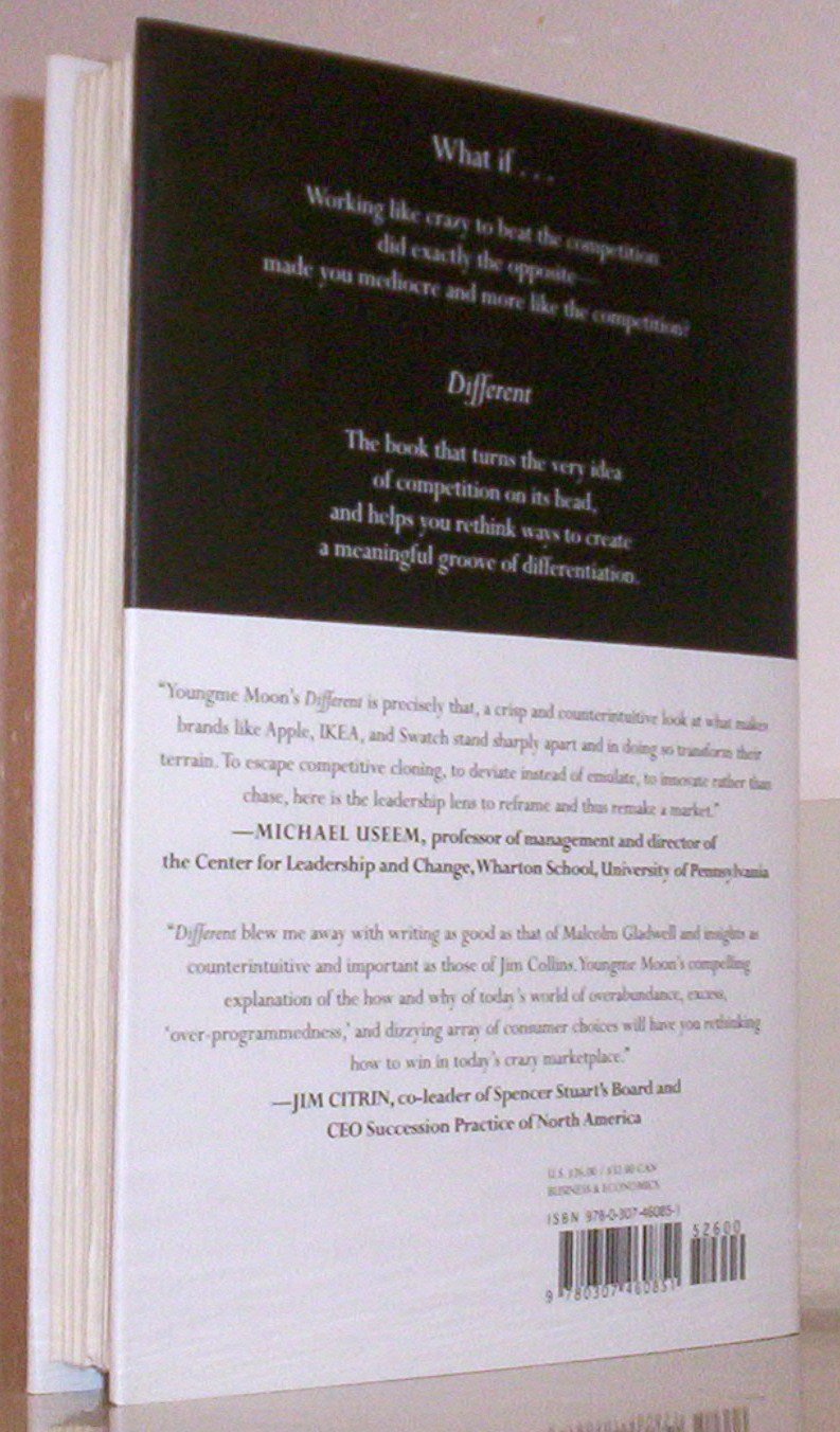 Different: Escaping the Competitive Herd Moon, Youngme - PT01