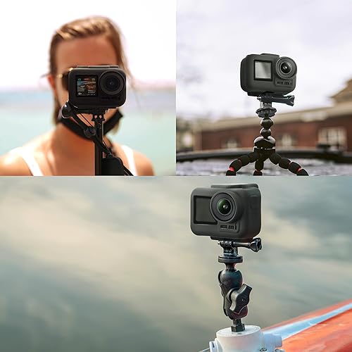 Miniatura 6 de kwmobile Funda de silicona compatible con DJI Osmo Action 1 - Funda protectora para cámara - Negro