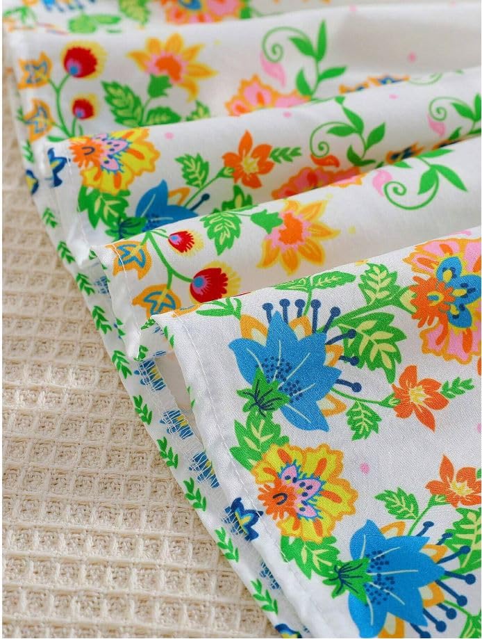 Image of SHRIMATE Apparels Summer Dress for Baby Girl /Frocks for Baby Girl /Baby Frocks Girl Poly Rayon /Casual Dress Short Flutter Sleeve