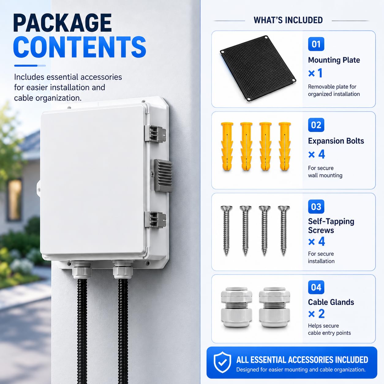 Outdoor Electrical Box - Weatherproof & Ventilated -7 Outdoor Electrical Box - Weatherproof & Ventilated -7
