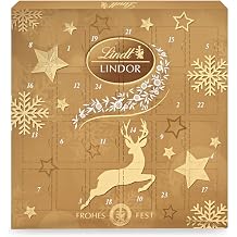 Lindt Chocolate LINDOR Mini Advent Calendar 2025 109 g 24 Delicately Melting LINDOR Baubles Festive Chocolate Gift for Advent Season