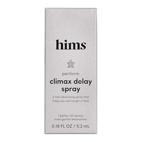 HIMS - Spray de absorción rápida para hombres con lidocaína para reducir la sensibilidad y durar más tiempo en la cama de 1 hora a 3 horas, 1