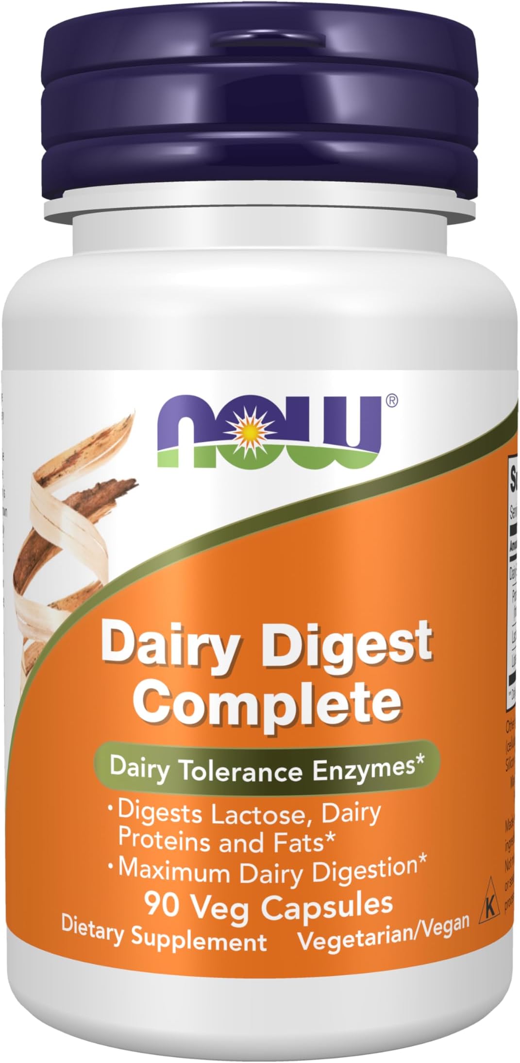 Now Foods Dairy Digest Complete 90 Veg Capsules