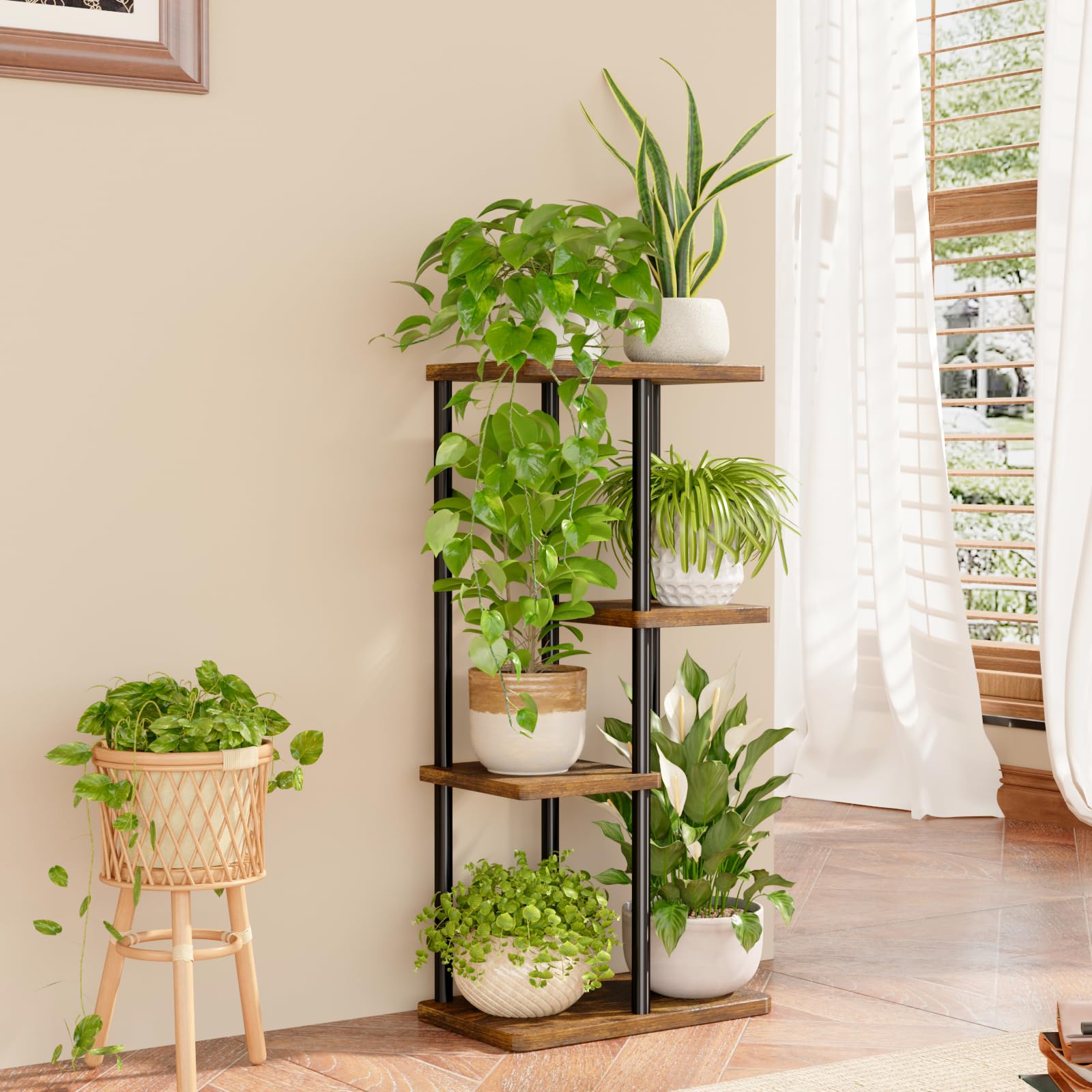 Bamworld 4 Tier Plant Stands Indoor - Image 2