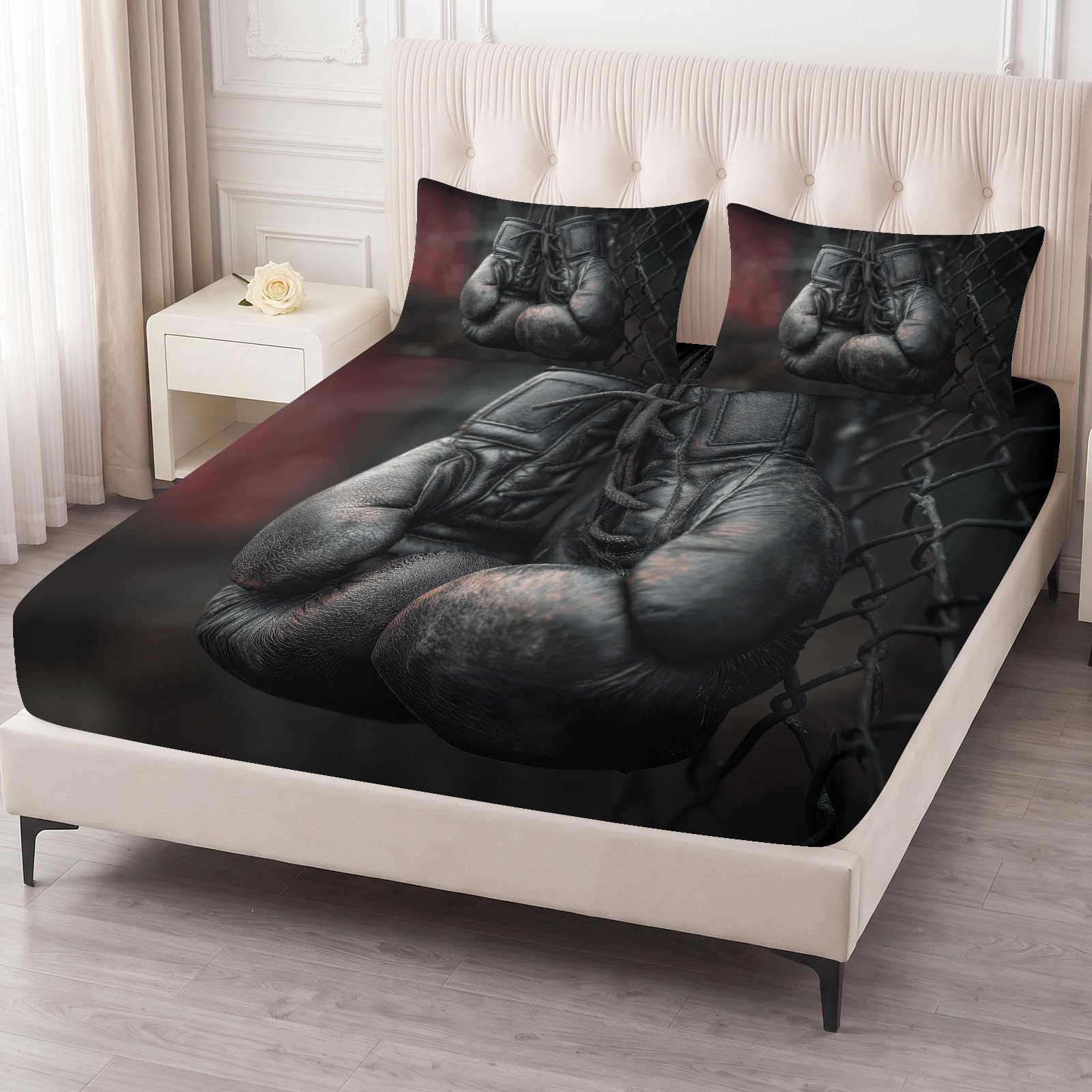 Lenzuolo con angoli elasticizzati, 90 x 200 cm, moderno e sportivo