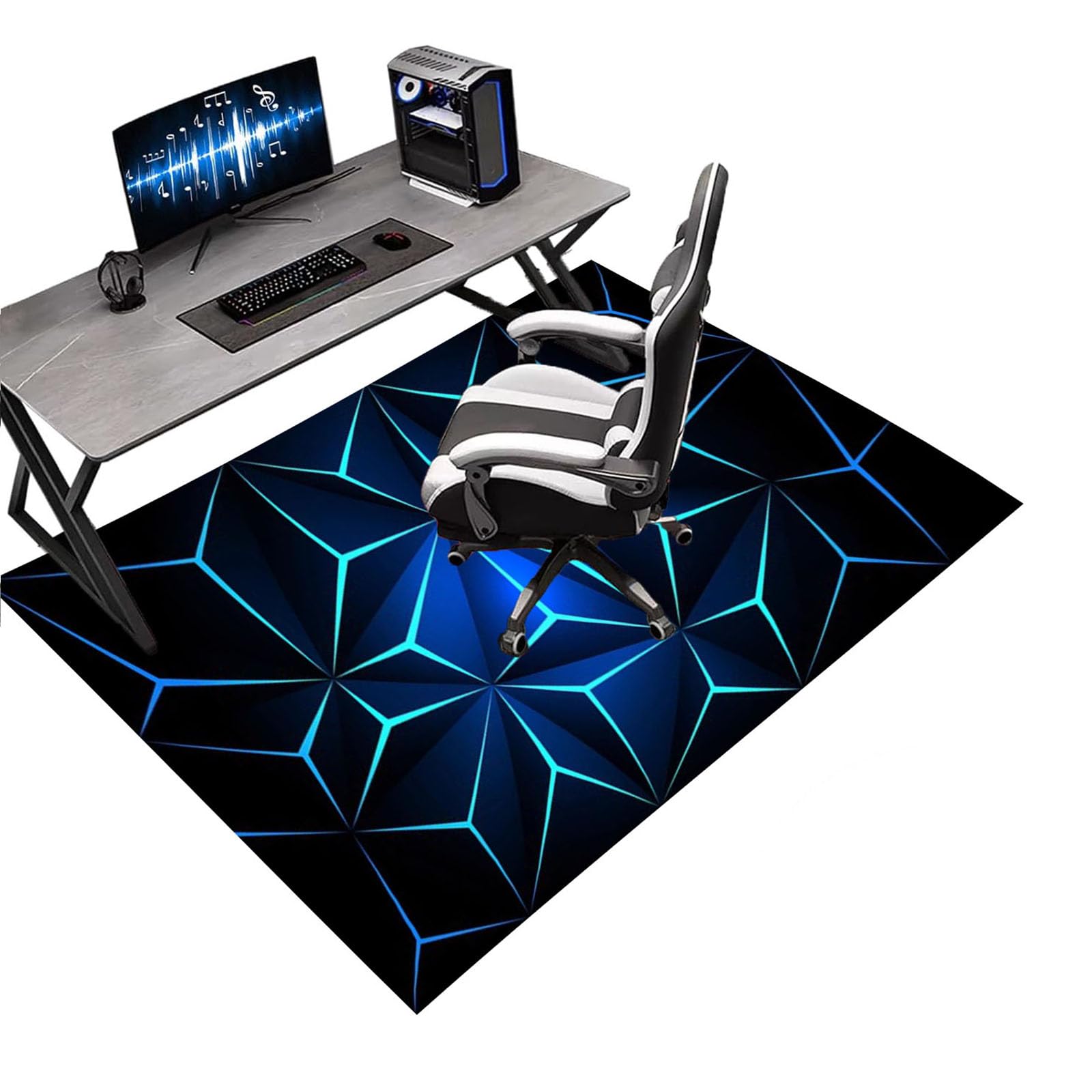xinwanhong Office Chair Mat for Hardwood Floor Protector, Gaming Chair Mat Non-Slip Floor Mat for Rolling Chair Home,A3,140x200cm