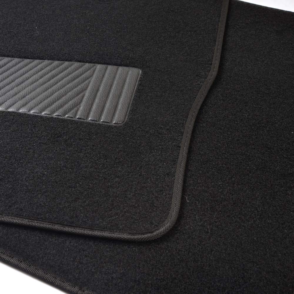 Motor Trend Premium Inter-Lock Backing Carpet Car Floor Mats - Front Rear Thick Durable Auto Protection Fits Most — view 4