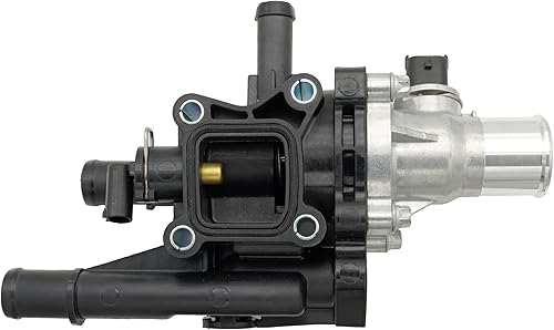 Miniatura 8 de 25189437 Conjunto de carcasa del termostato del refrigerante del motor Salida de agua para Chevy Chevrolet Aveo 2009 2010 2011, 2009, 10, 11, Aveo5,