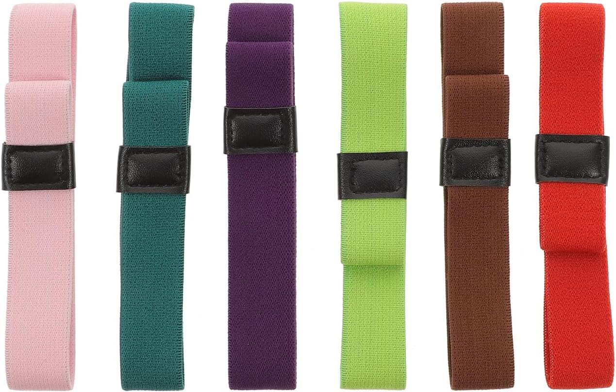 ULTECHNOVO 6Pcs Bento Box Straps, Lunch Box Elastic Bands