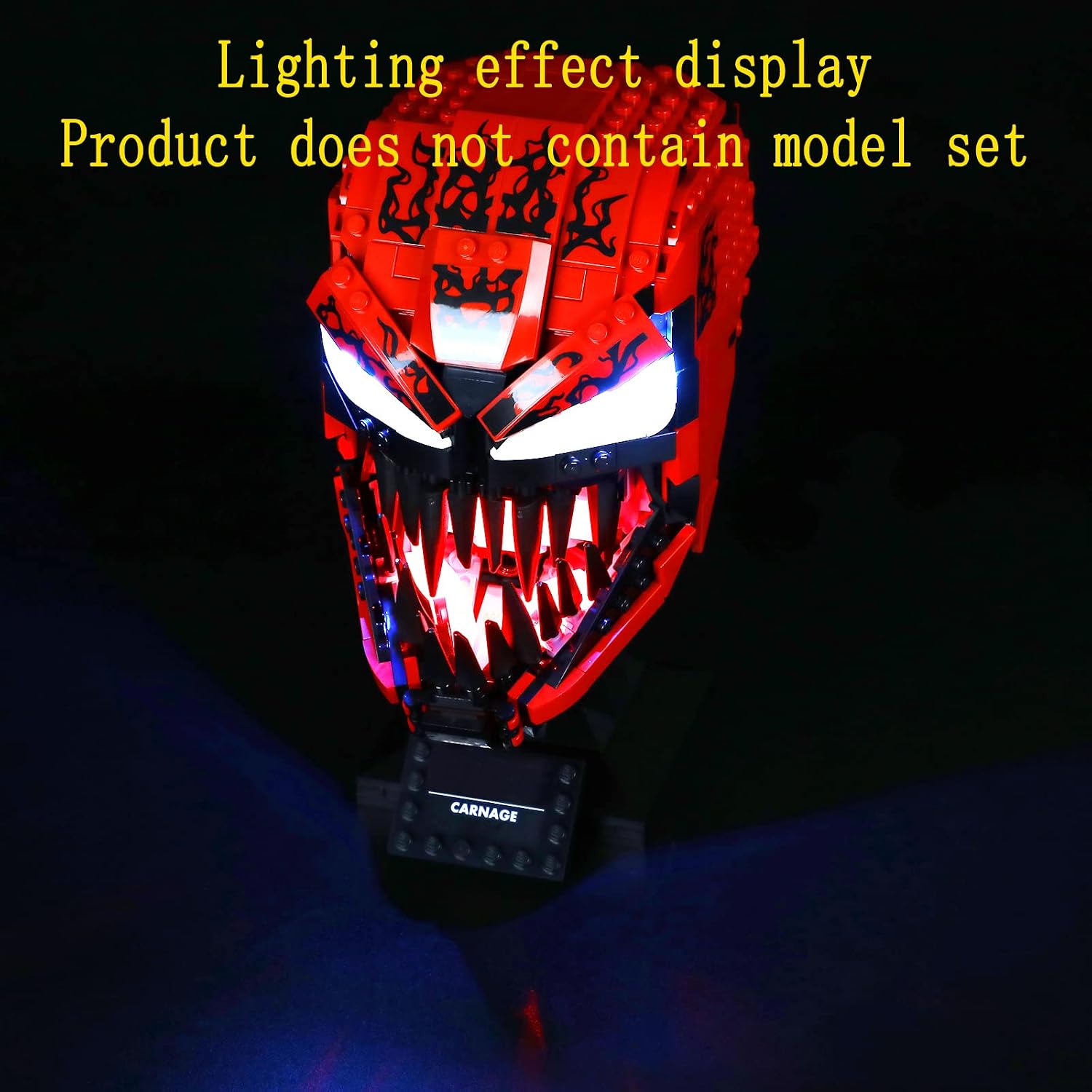 GEAMENT LED Light Kit Compatible with LEGO Carnage - Lighting Set for Spider-Man 76199 Building Model (Lego Set Not Included) - Image 5