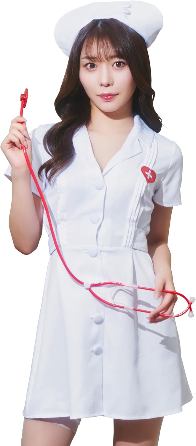クリアストーン(Clearstone) GLOWHOLIC コスプレ ハロウィン オープンカラーナース レディース M ホワイト クリアストーン(Clearstone) GLOWHOLIC コスプレ ハロウィン オープンカラーナース レディース...