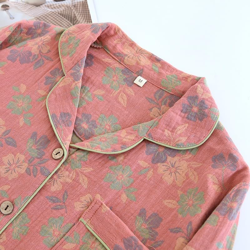 Ensemble pyjama floral en coton doux pour vos soirées cocooning - 6