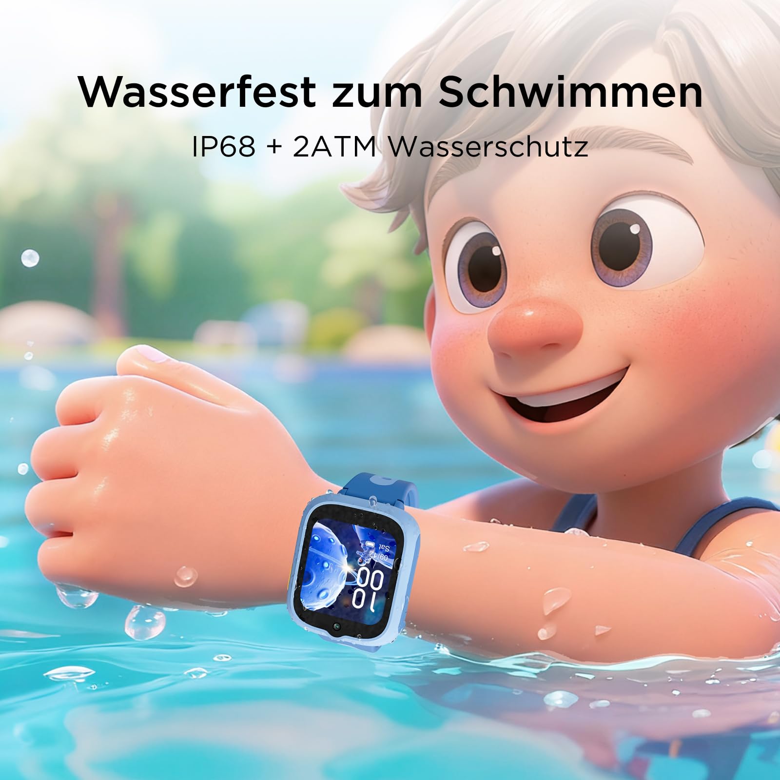 TCL MOVETIME MT48 – 4G-Smartwatch für Kinder mit GPS-Tracking, SOS-Taste, 2MP-Kamera, Fitness-Tracking und personalisierten Themen