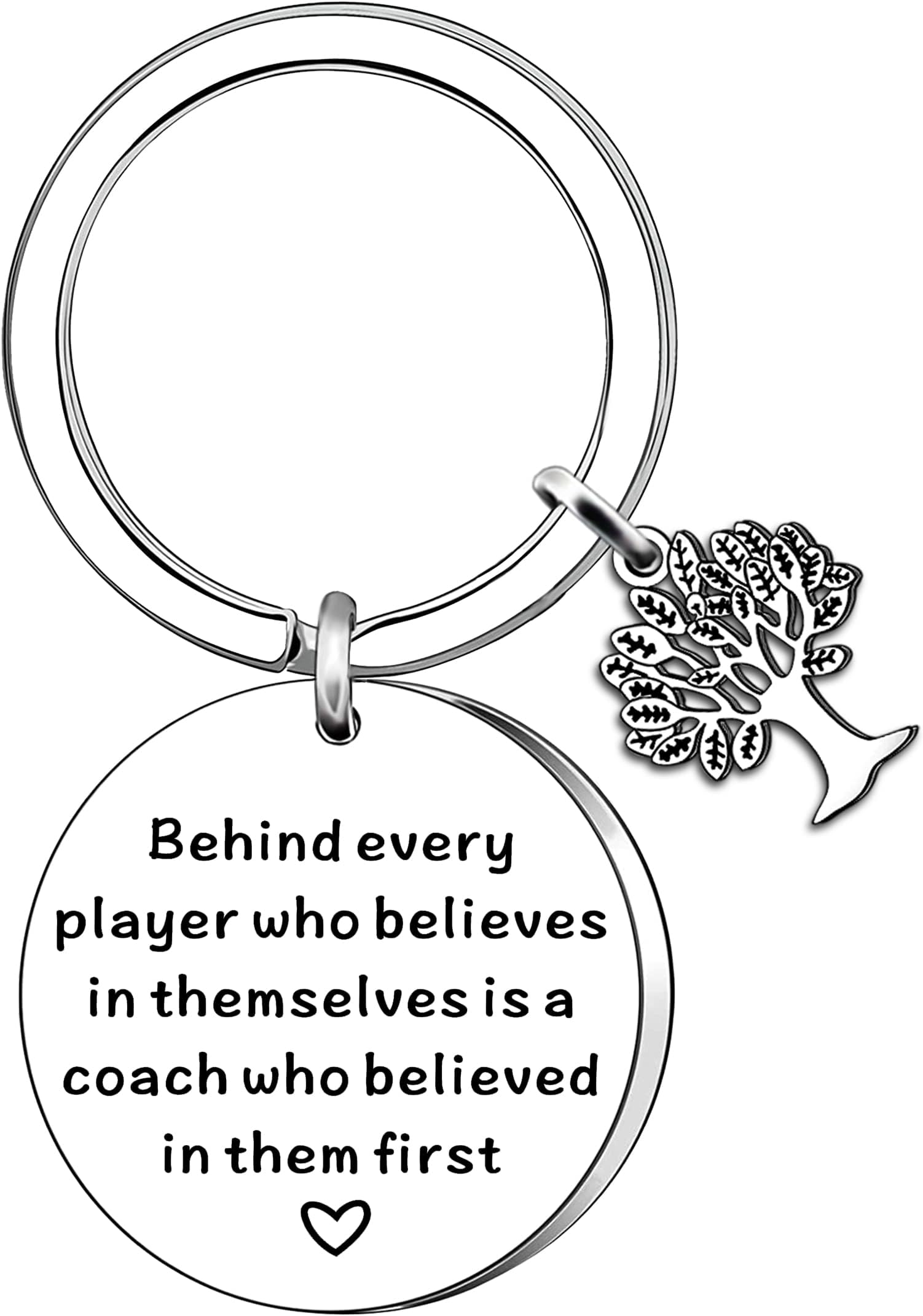 Thank You Coach Gift Coach Appreciation Gifts for Men Women Coach Birthday Christmas Gifts, Silver, One Size, Unisex