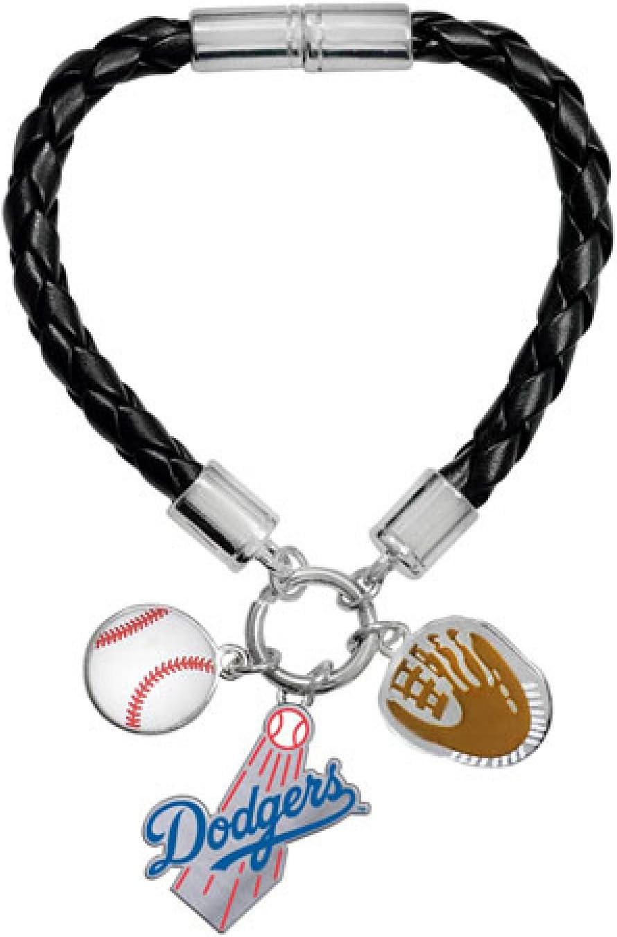 Game Time 101435 MLB LA Dodgers Charm Bracelet