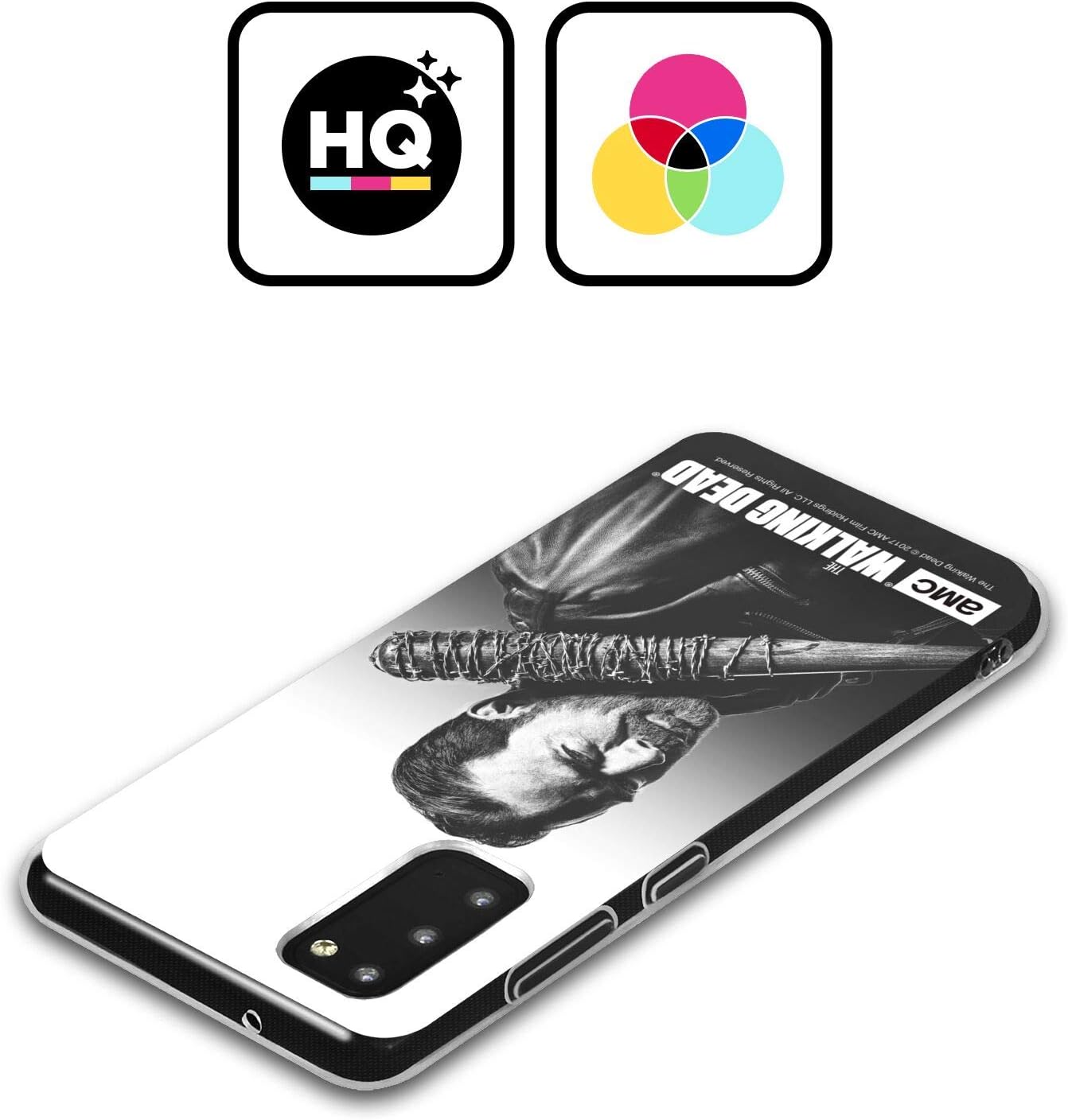 Head Case Designs Officially Licensed AMC The Walking Dead Negan Filtered Portraits Gel Case [Military Grade Protection] Compatible with Samsung Galaxy S25+ and Compatible with MagSafe