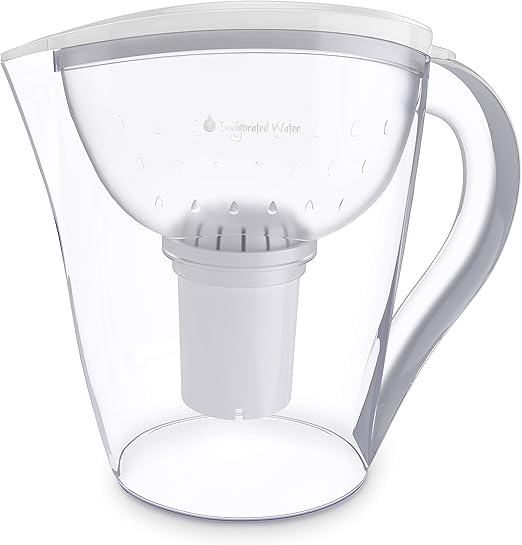 Amazon Ph Restore アルカリ水ピッチャー 長寿命フィルター付き アルカリ水フィルター浄水器 水ろ過システム 高phイオンアルカリ水器 118オンス 3 5l ホワイト 浄水ポット オンライン通販