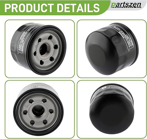 Miniatura 3 de 751-12690 Filtro de combustible de aceite para cortacésped Craftsman LT1500 LT3800 LT4200 LT4600 para Cub Cadet CC30 CC30H CC760ES 4P90HU 4P90HUA