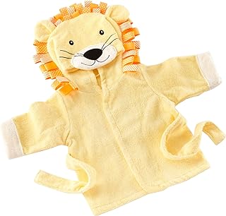 Baby Aspen "Big Top Bath Time Lion Hooded Towel/Robe, 0-9 Months
