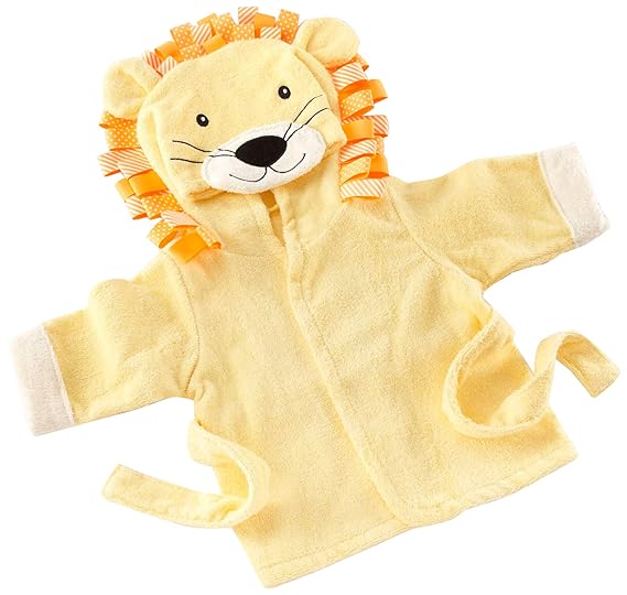 Baby Aspen "Big Top Bath Time Lion Hooded Towel/Robe, 09